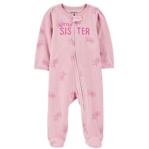 Carter's Child of Mine Baby Girl Sleep 'N Play Sleeper 0/3 Months Little Sister